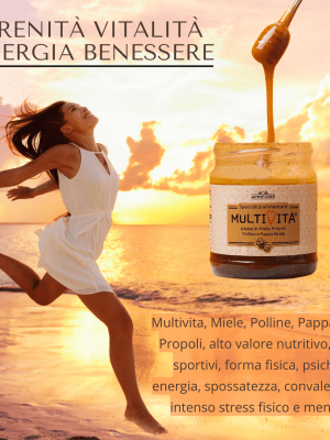 Multivita Miele, Polline, Pappa Reale e Propoli
