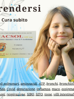 NACSOL 600 NAC  N-Acetilcisteina vegetale